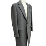 Cappotto Lardini in Lana e Cashmere Grigio Melange, immagine 4