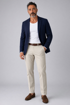 Pantaloni Briglia 1949 Chino in Cotone Avorio