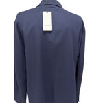 Giacca / Overshirt Lardini in Misto Lana e Kashmir blu, immagine 3