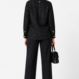 Black tweed overshirt