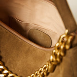 Borsa Hobo Liliane in Pelle Scamosciata