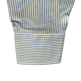 Camicia Barba Napoli a Righe Bianco e Azzurro – Taglia L (Collo 41)