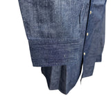 Camicia Lardini in Cotone e Lino Stile Western – Denim Leggero taglia M