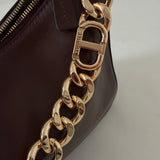 Borsa Hobo Liliane in Pelle con Doppio Manico
