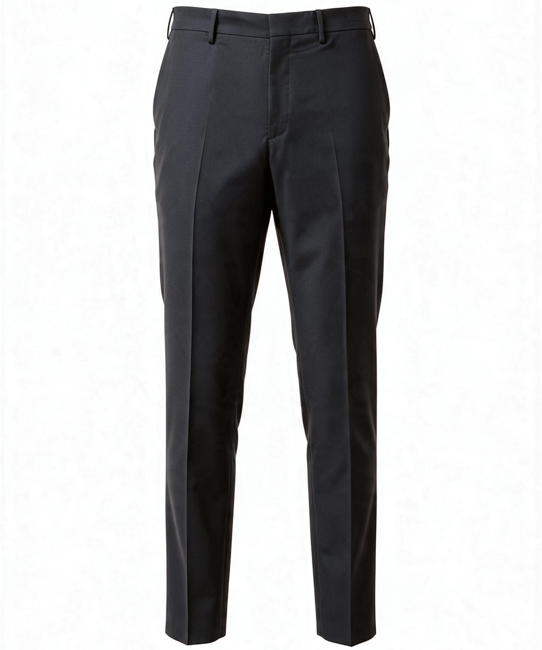 Pantalone Sartoriale Uomo Lardini Kurt in Lana e Mohair Nero – Made in Italy