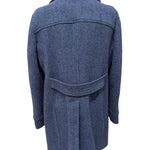 Breras Milano – Cappotto Doppio Petto Spinato in Lana Vergine – Blu, immagine 7