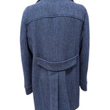 Breras Milano – Cappotto Doppio Petto Spinato in Lana Vergine – Blu, immagine 7
