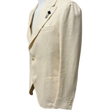 Giacca Lardini in Lino Cotone Panna - Taglia 50