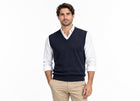 Gilet Uomo Alpha Studio in Lana Merino Extrafine – Blu Notte