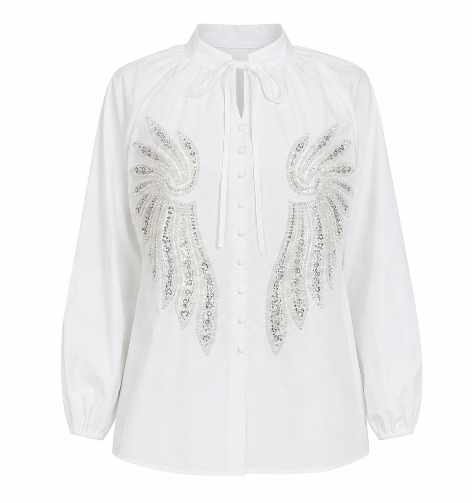 Completo ricamato Angel