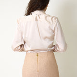 Minigonna in Tweed Peach Rose con Cintura Gioiello Elisabetta Franchi, immagine 7