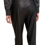 Liu Jo faux leather jogger pants