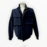 K-Way – Giacca Londel Melange in Lana e Membrana Impermeabile – Blu Notte