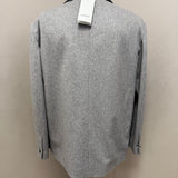 Lardini Giaccone Field Jacket in Pura Lana Loro Piana Grigio