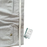 Pantaloni Berwich in fresco lana grigia taglia 50