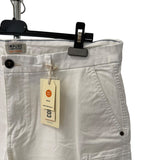 Bermuda Cargo Impure Bianco in Cotone Stretch – Taglia 52