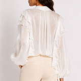 Camicia Lumière con rouches