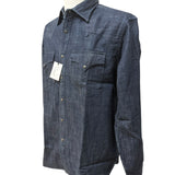 Camicia Western Xacus in Denim Scuro – Taglia XL collo misura 42