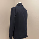 Cappotto Uomo Doppiopetto Blu Navy con Bottoni Gioiello – Stilosophy Ernest