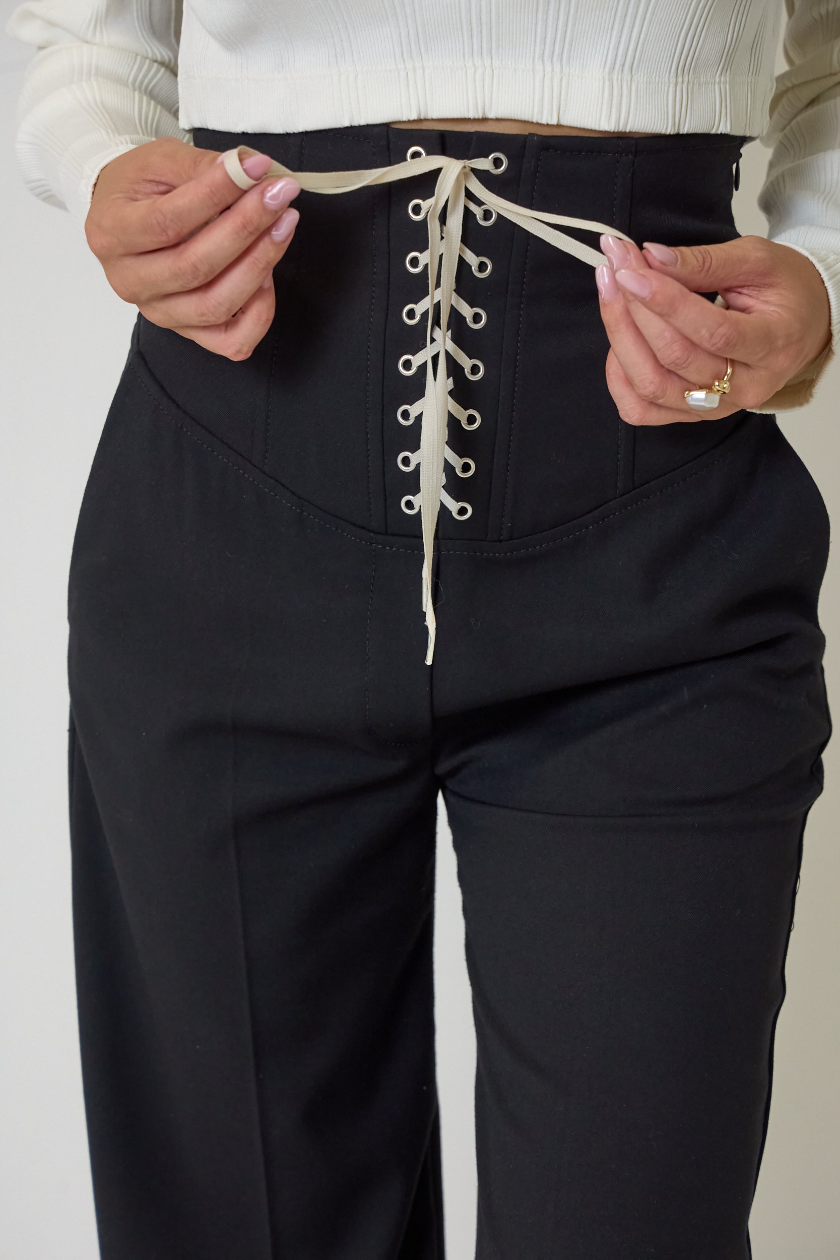 Pantaloni Panta Guepiere Dandy Aniye By, immagine 8