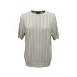 Manuel Ritz Open-Knit T-Shirt - Beige