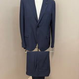 Abito Lardini Blu in Pura Lana - Trama Principe di Galles - Taglia 52