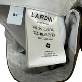Classic Lardini brown trousers for men, made from 100% pure virgin wool.