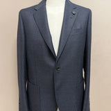 Giacca Uomo Lardini in Pura Lana Vergine Blu Microfantasia – CN528AE