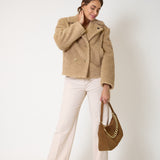 Borsa Hobo Liliane in Pelle Scamosciata