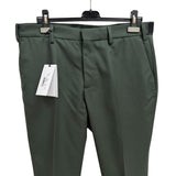 Lardini Sartorial Trousers – Pure Virgin Wool Dark Green