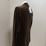 Lardini "Attitude" Velvet Jacket – Chocolate Brown