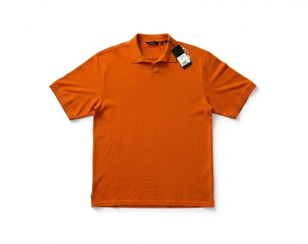 Men's Roberto Collina Polo Shirt Orange - Size 50