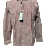 Hamaki-Ho Shirt – Striped White and Bordeaux