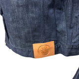 Billionaire "Crest" Denim Jacket - Dark Blue