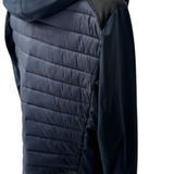 Scervino Street – Piumino Ibrido Bimaterico con Cappuccio – Blu Navy