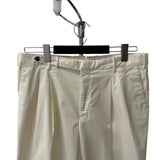 PT Torino Pantalone Carrot Fit in Cotone Elasticizzato Panna XL (52)