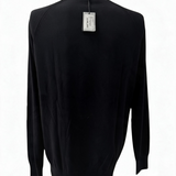 Out/Fit Italy – Maglia Girocollo Raglan in Puro Cotone – Nero