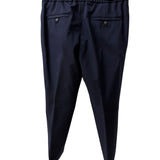 Lardini Wool Jogger Trousers – Navy Blue
