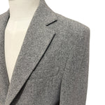 Takeshy Kurosawa – Cappotto Monopetto Sartoriale – Grigio Melange, immagine 5