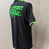 Polo Plein Sport "Swim" - Nero e Verde Neon
