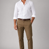 Briglia 1949 Pantalone Chino Casual in Cotone Kaki