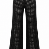 Pantalone Crochet a Gamba Ampia