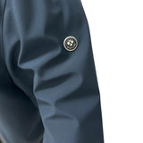 Mixture – Giaccone Softshell Imbottito con Cappuccio e Fodera Camouflage – Blu