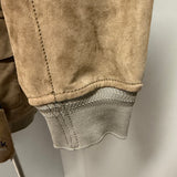 Giacca Uomo The Jack Leathers in Pelle Scamosciata Cognac – Collo Alto