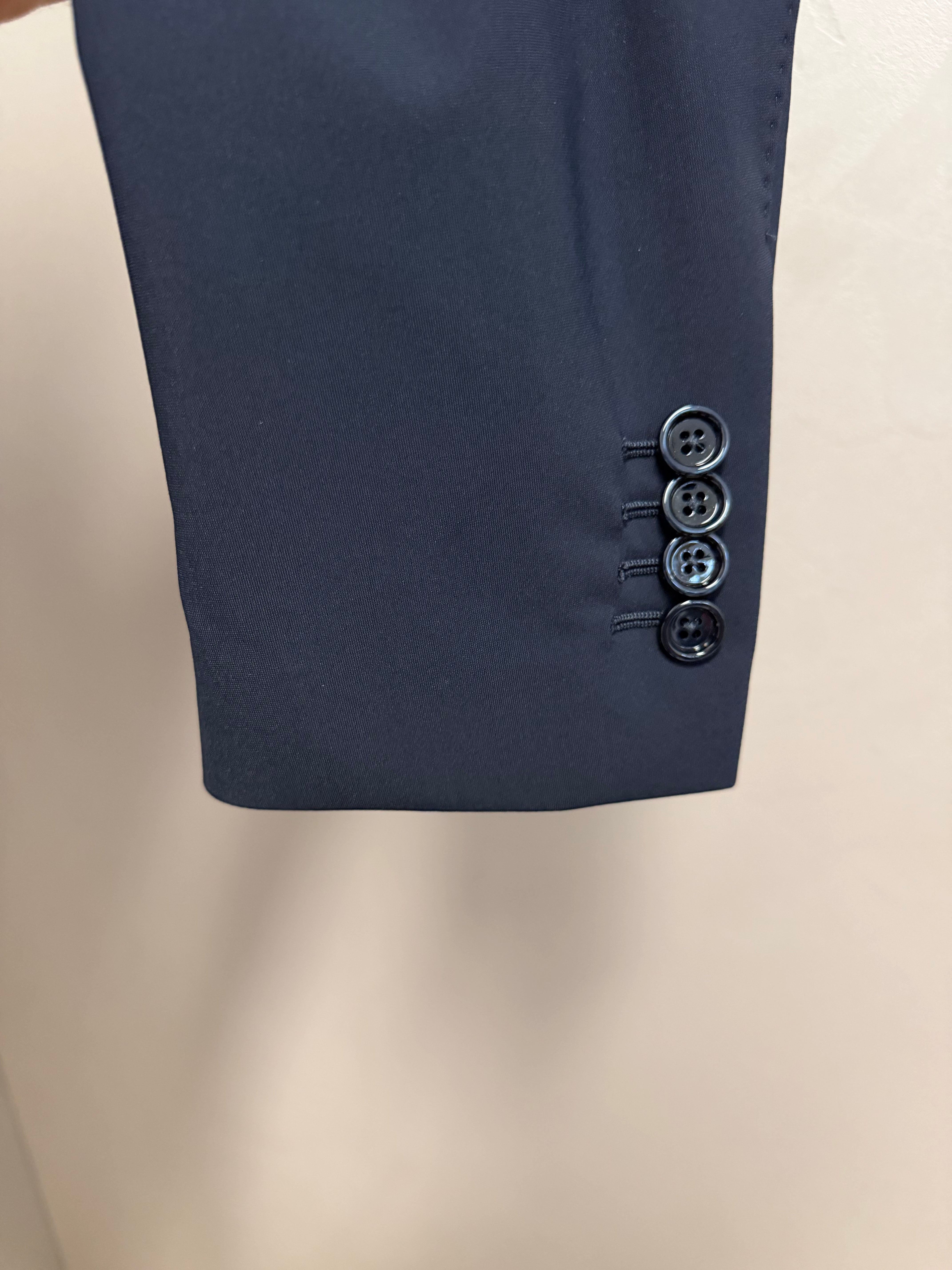 Giacca Uomo Lardini "Easy Wear" Blu Scuro Sfoderata, immagine 5