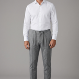 Pantaloni Bro-Ship Uomo Pied de Poule BIANCO/NERO Mod. BS-ORLANDO/7031 Tg. 52