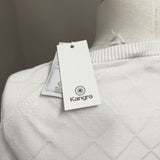 Kangra White Cotton T-shirt - Men's Crew Neck - Size 48