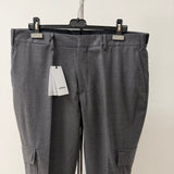 Pantalone Lardini Cargo Sartoriale – Lana Stretch Antracite