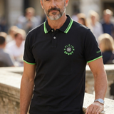 Polo Plein Sport "Swim" - Nero e Verde Neon