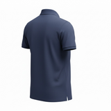 Aspesi Stretch Cotton Piqué Polo Shirt - Navy Blue